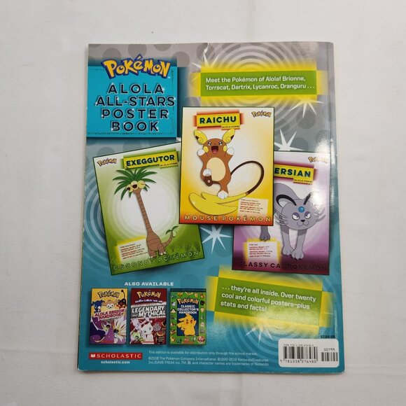Pokemon - Alola All-Stars Poster Book - Over 20 Pull-Out Posters - Picture 6 of 9